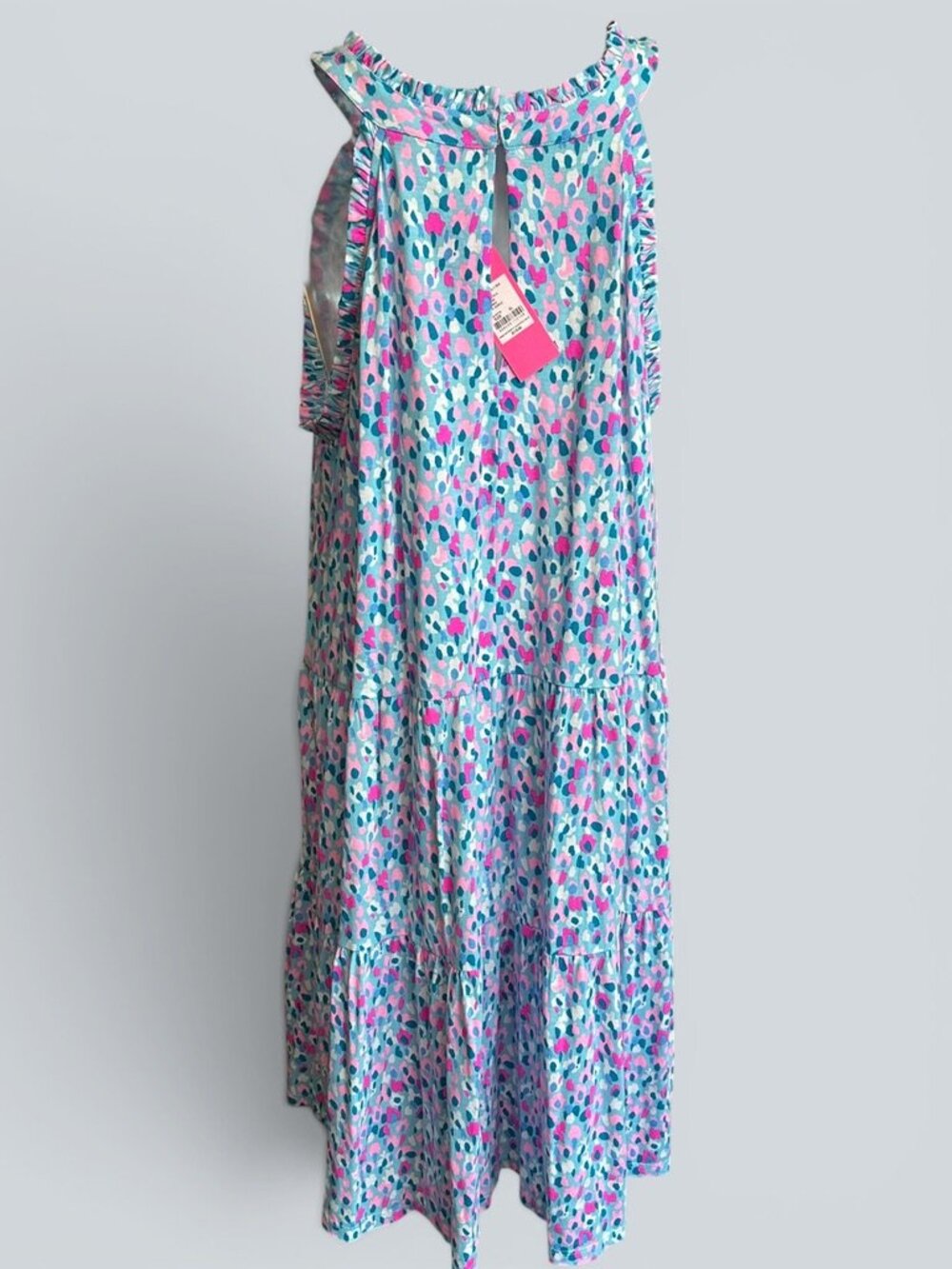 Lilly Pulitzer JERRICA Tiered Mini Dress Multi HOTTIE DOTTIE XL $118 NEW w/Tags - Picture 3 of 7